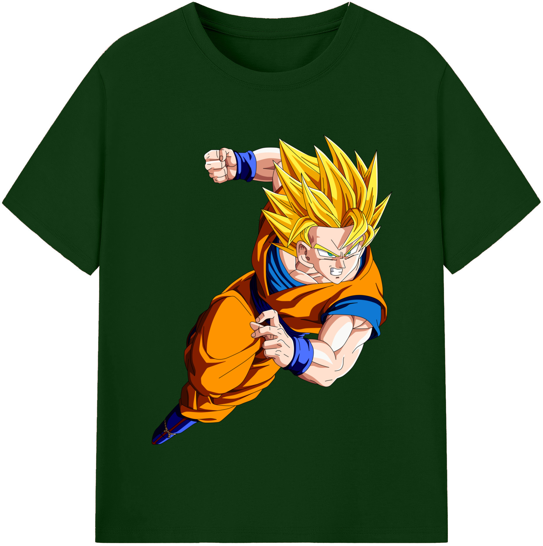 （画像用） ドラゴンボール 孫悟空（そん ごくう）Son Goku カカロット DRAGON BALL Kakarotto 綿100％半袖Tシャツ（フロントプリント）